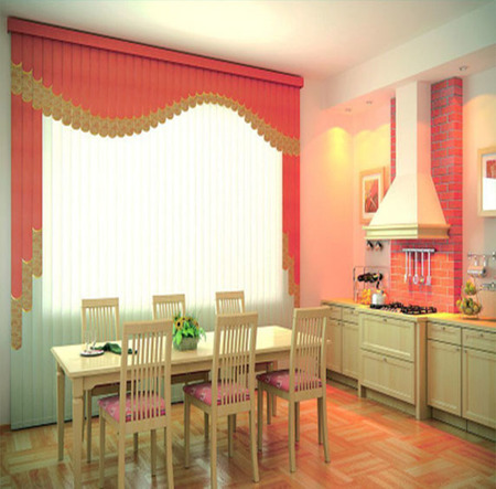 Мультифактурные жалюзи розовые